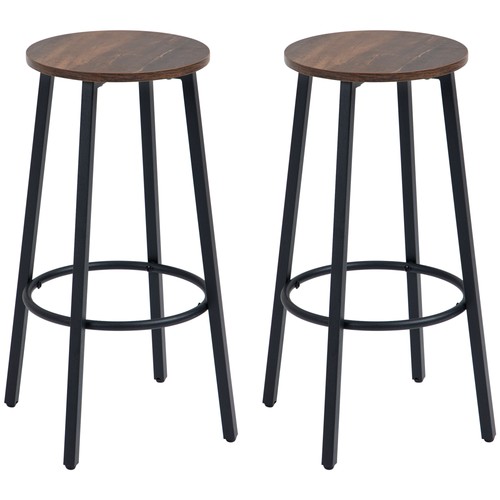 Homcom barhocker 2er - 2er, set