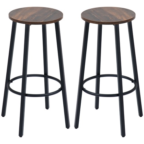 Homcom barhocker 2er set - barhocker,