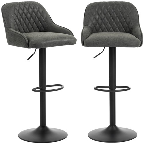Homcom barhocker 2er set - barhocker,