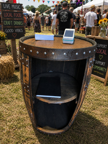 Tragbares whiskyfass display - whiskyfass,