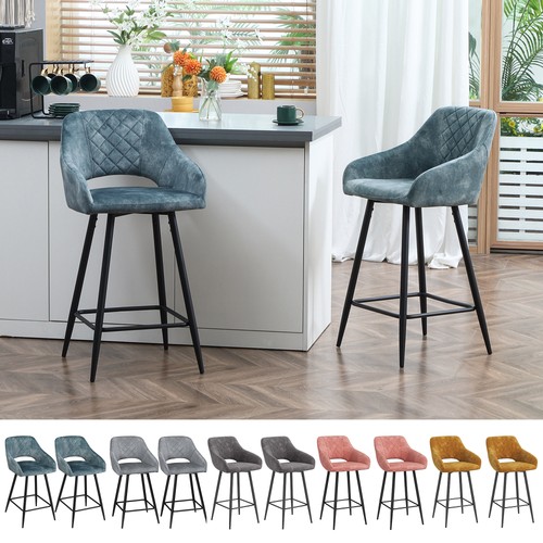 Barhocker 2er set - 2er, samt-touch