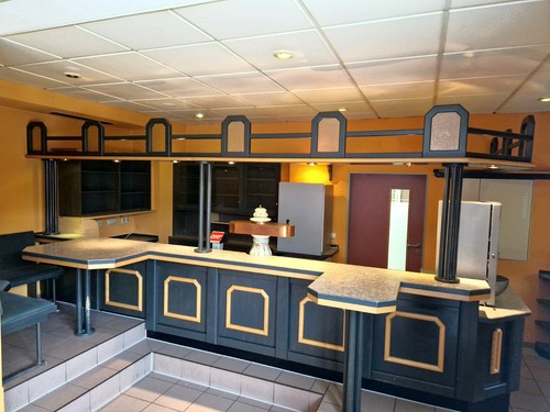 Gastro theke bar edelstahl - bar,